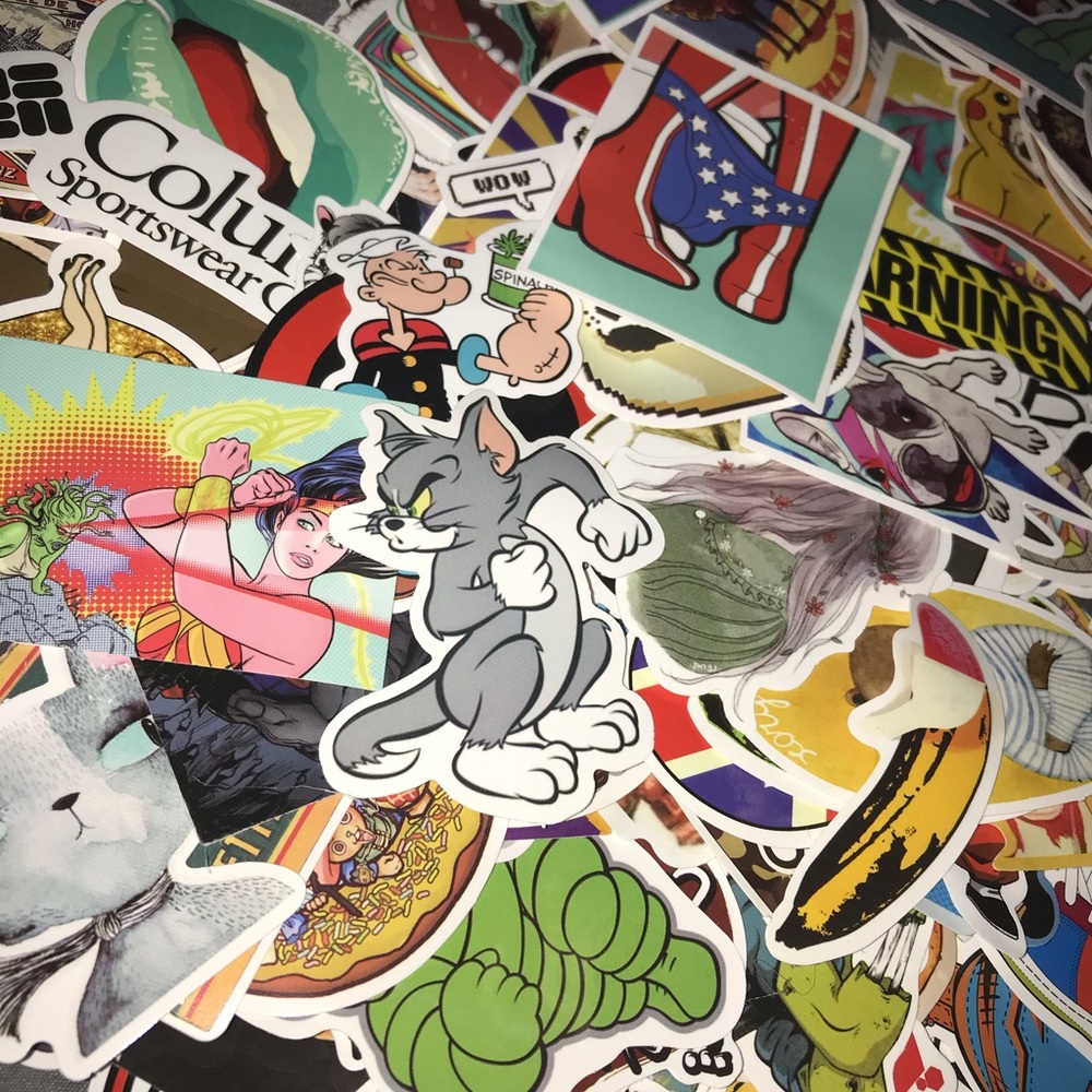 50 Random Stickers Lot